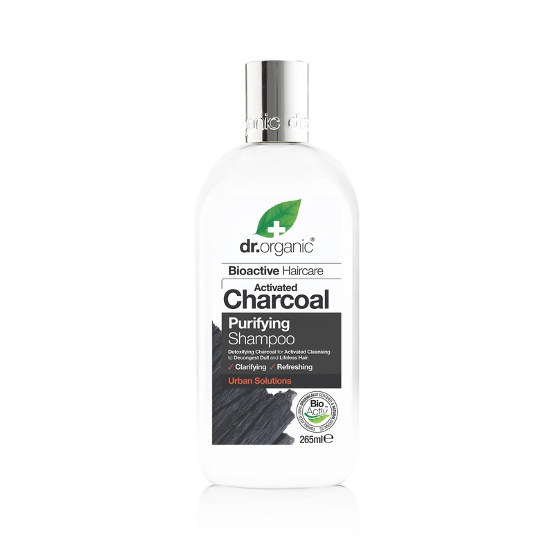 Dr. Organic Mélytisztító sampon aktív szénnel • 265 ml