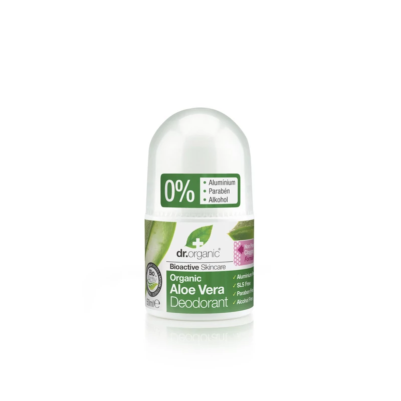 Dr. Organic Golyós dezodor Bio Aloe verával • 50 ml