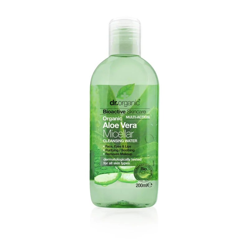 Dr. Organic Micellás víz bio aloe verával • 200ml