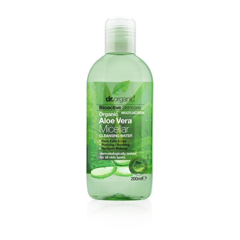 Dr. Organic Micellás víz bio aloe verával • 200ml