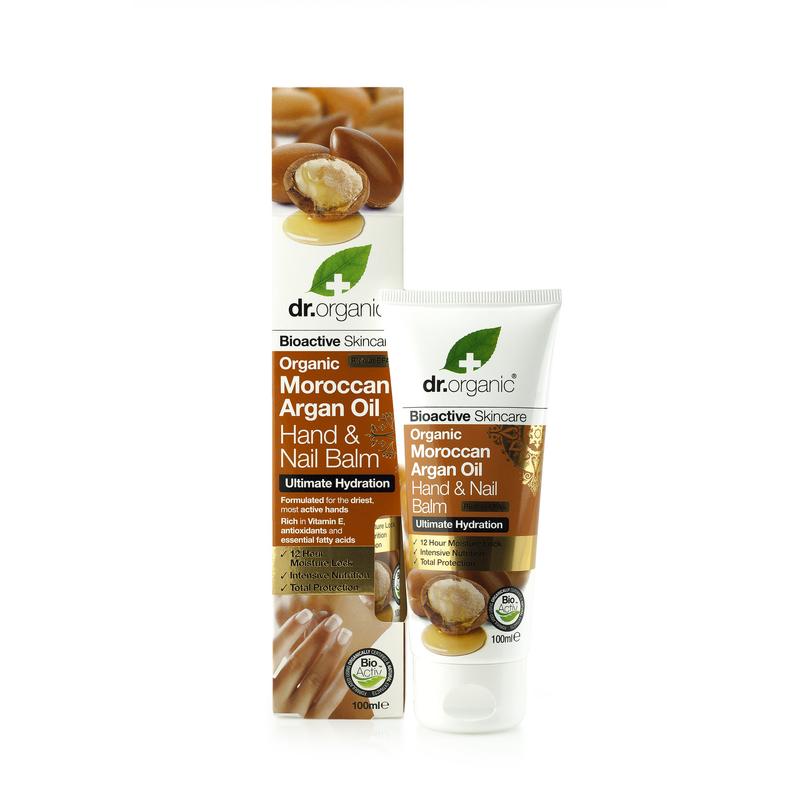 Dr. Organic Kéz-és körömápoló balzsam bio marokkói argánolajjal • 100 ml