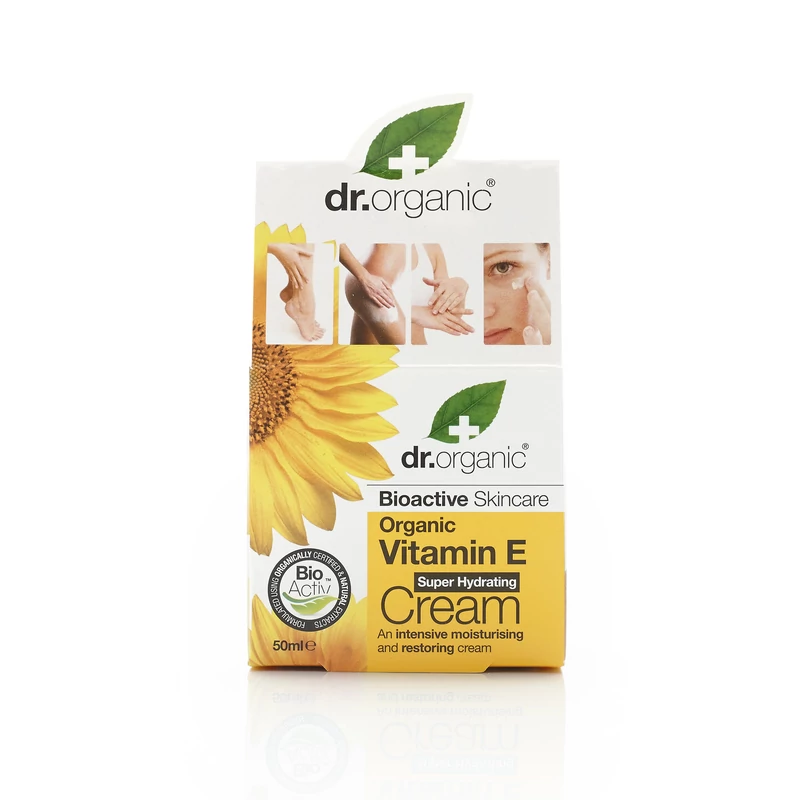 Dr. Organic Szuperhidratáló krém Bio E-vitaminnal • 50 ml