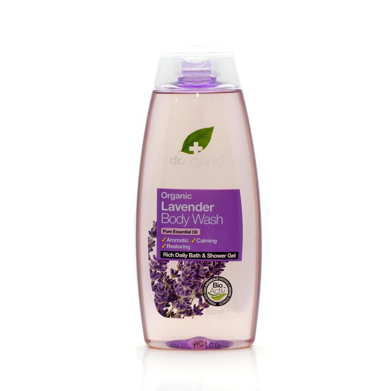 Dr. Organic Tusfürdő bioaktív levendulával • 250 ml