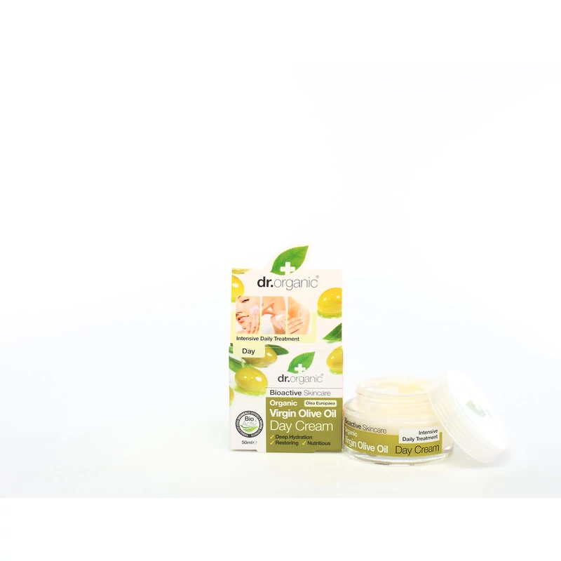 Dr. Organic Nappali krém Bio olívával • 50 ml