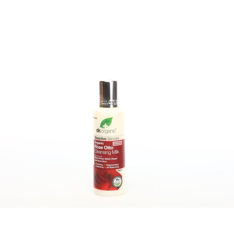Dr. Organic Arctisztító tej Bio damaszkuszi rózsával • 150 ml