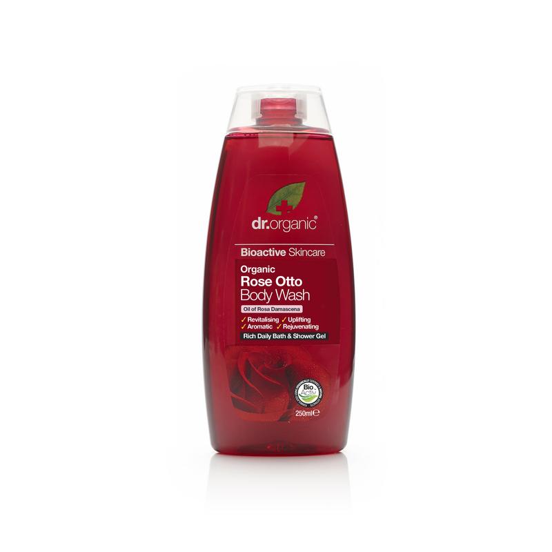 Dr. Organic Tusfürdő bioaktív Damaszkuszi rózsaolajjal • 250 ml