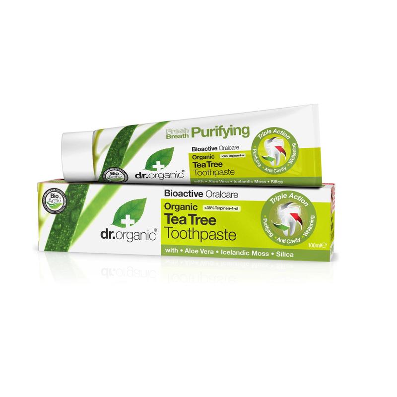 Dr. Organic Fogkrém Bio teafával • 100 ml