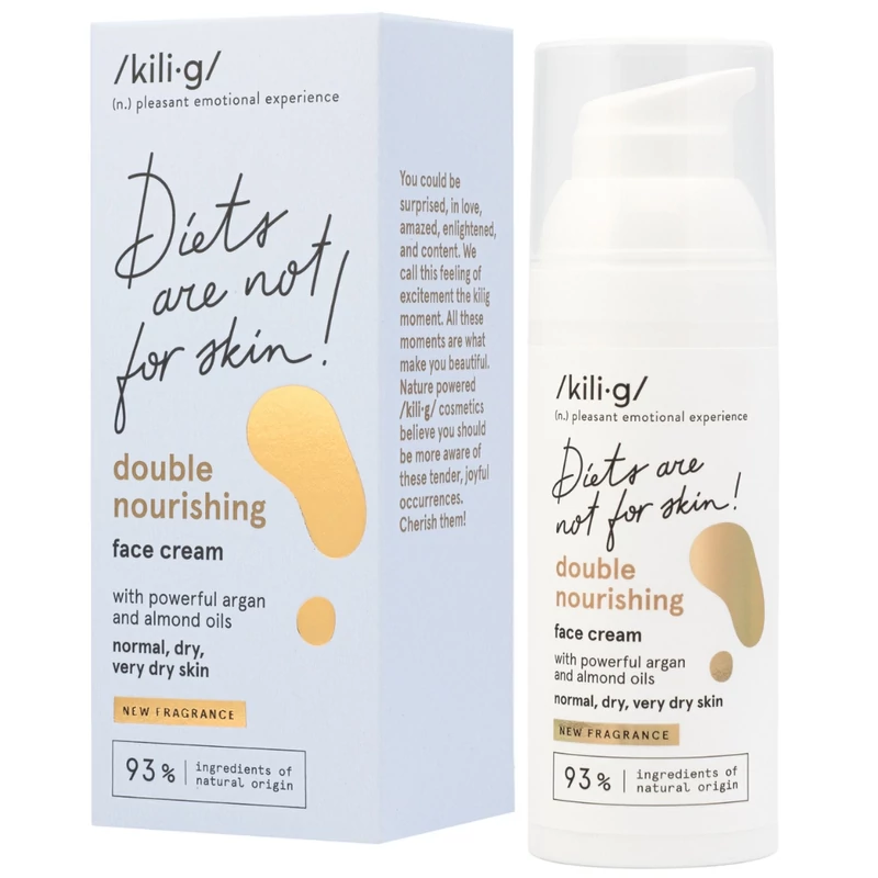 Kili-G double tápláló arckrém argán és mandulaolajjal 50 ml