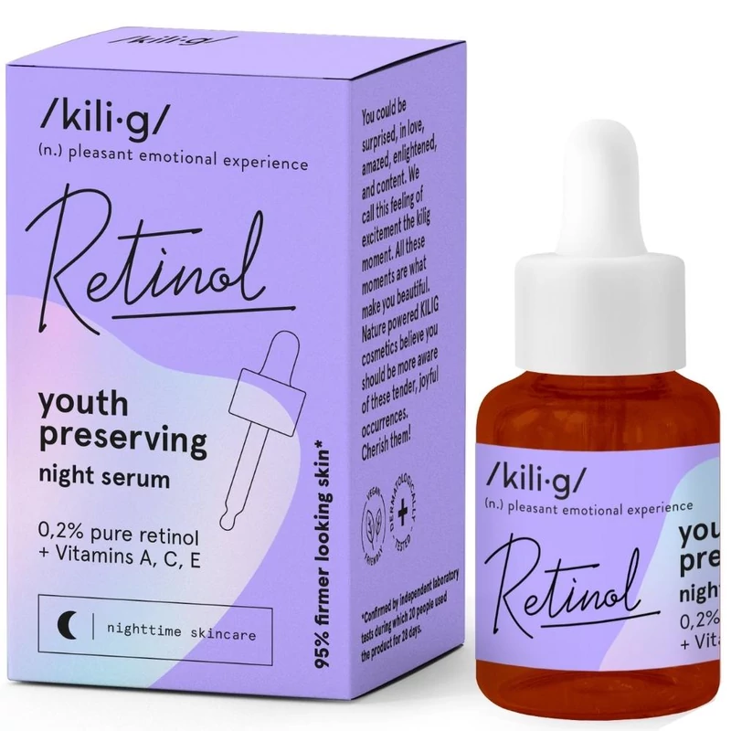 Kili-G Éjszakai arcszérum retinollal