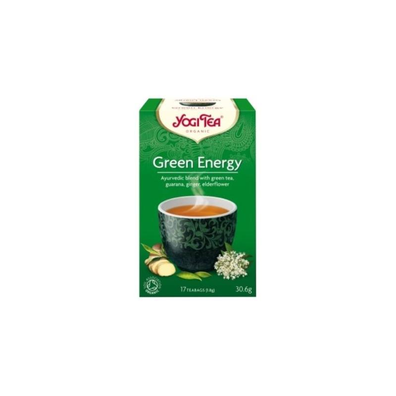 Yogi tea Ayurveda Zöld energia gyógynövényekkel 17x
