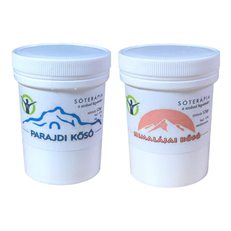 Parajdi kősó + Himalájai kősó