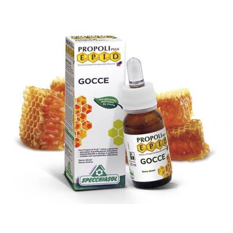 Specchiasol® Alkoholmentes Propolisz csepp - EPID® szabadalommal, tisztított vízben, glicerin nélkül. Extra sűrű!