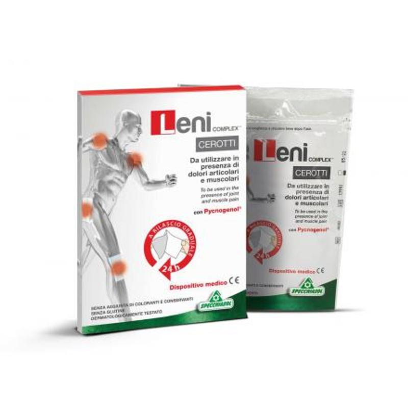 Specchiasol® Leni complex 24 órás tapasz - Fájdalomcsillapító, ízület, izom, reumatikus panaszok esetén.
