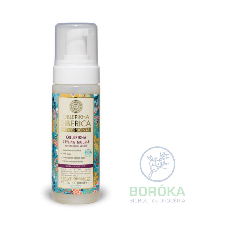 Natura Siberica Homoktövis hajformázó hab • 170ml