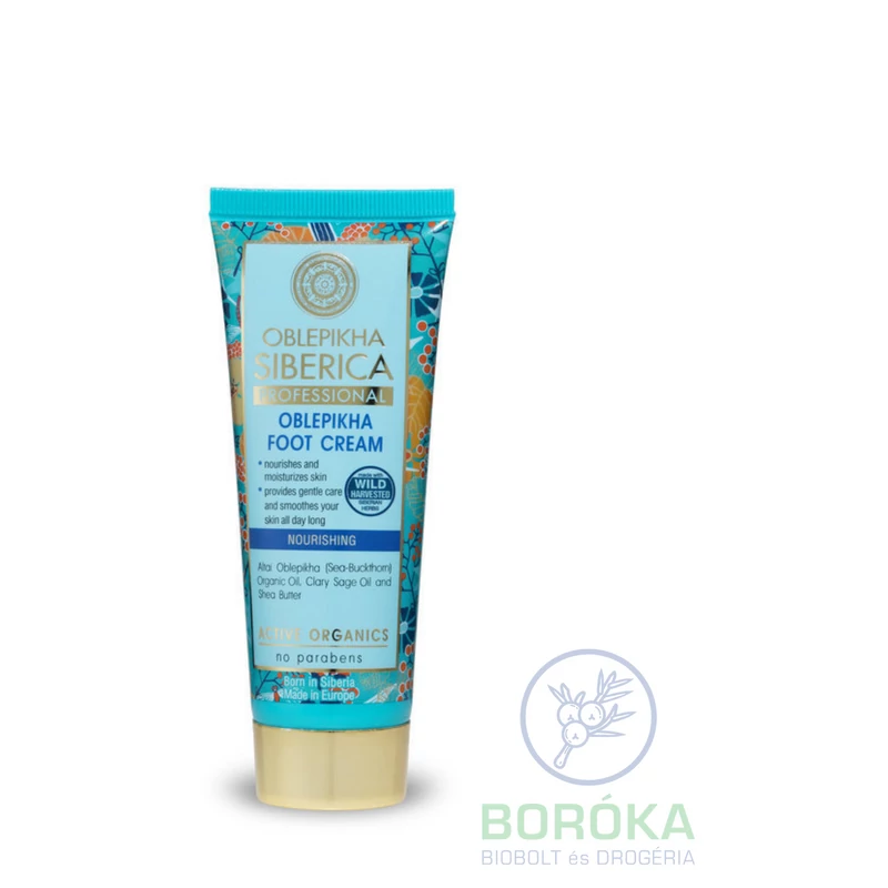 Natura Siberica Homoktövis lábápoló krém • 75ml