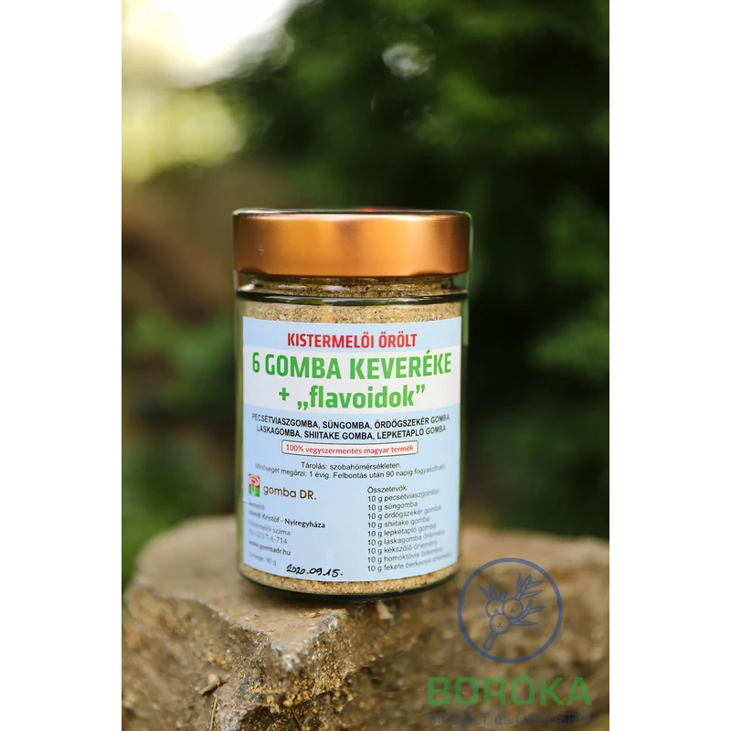 6 GOMBA ŐRLEMÉNY + FLAVONOIDOK