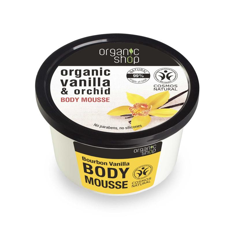 Organic Shop Testápoló mousse "Bourbon vanília"