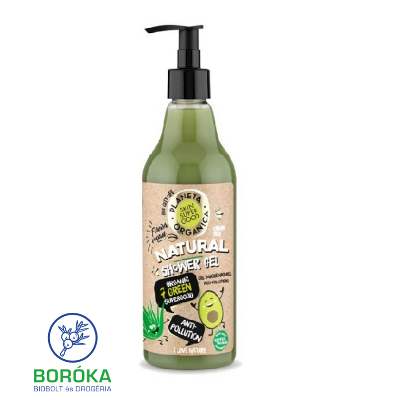 Planeta Organica Skin Super Good Természetes “Anti-Pollution” tusfürdő 500ml