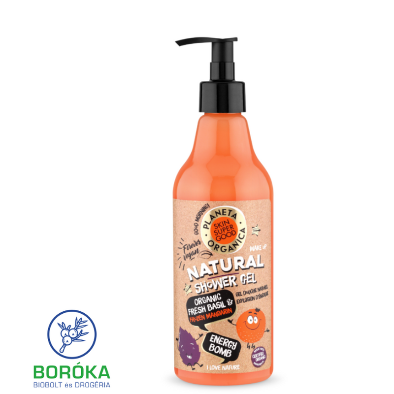 Planeta Organica Skin Super Good Természetes Energy Bomb tusfürdő 500 ml