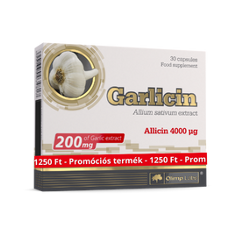 PROMÓCIÓS GARLICIN - SZAGTALAN FOKHAGYMA AZ EGÉSZSÉGÉRT