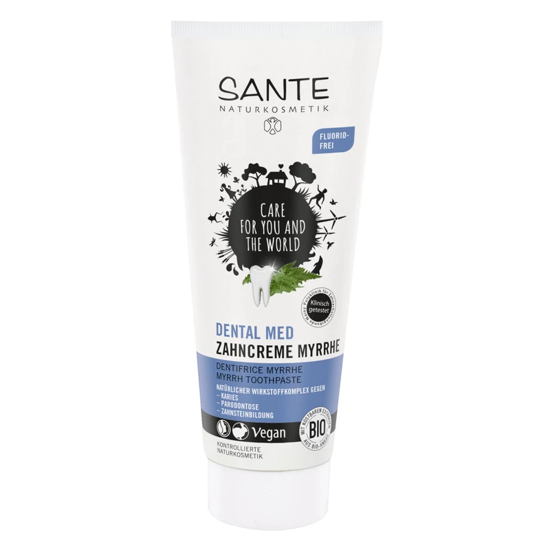 Sante Dental Med Fluoridmentes mirhás fogkrém • 75ml