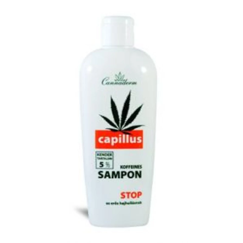 Cannaderm Capillus sampon koffeinnel HAJHULLÁS ELLEN
