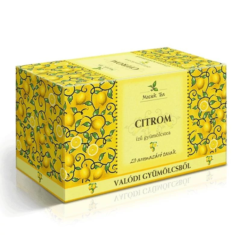 Mecsek Gyümölcstea  citrom filteres 20x