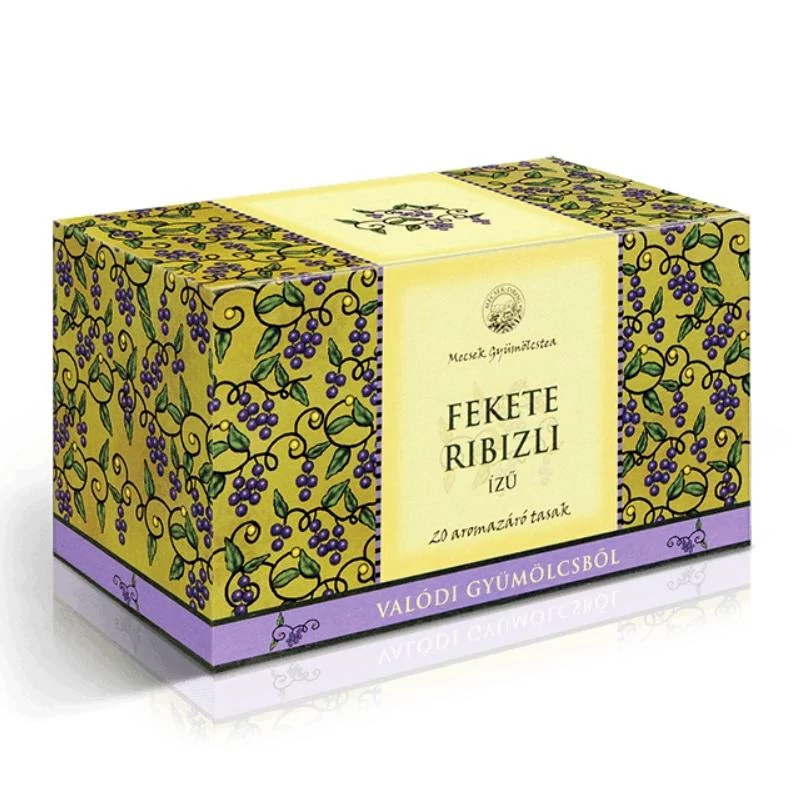 Mecsek Gyümölcstea feketeribizli filteres 20x