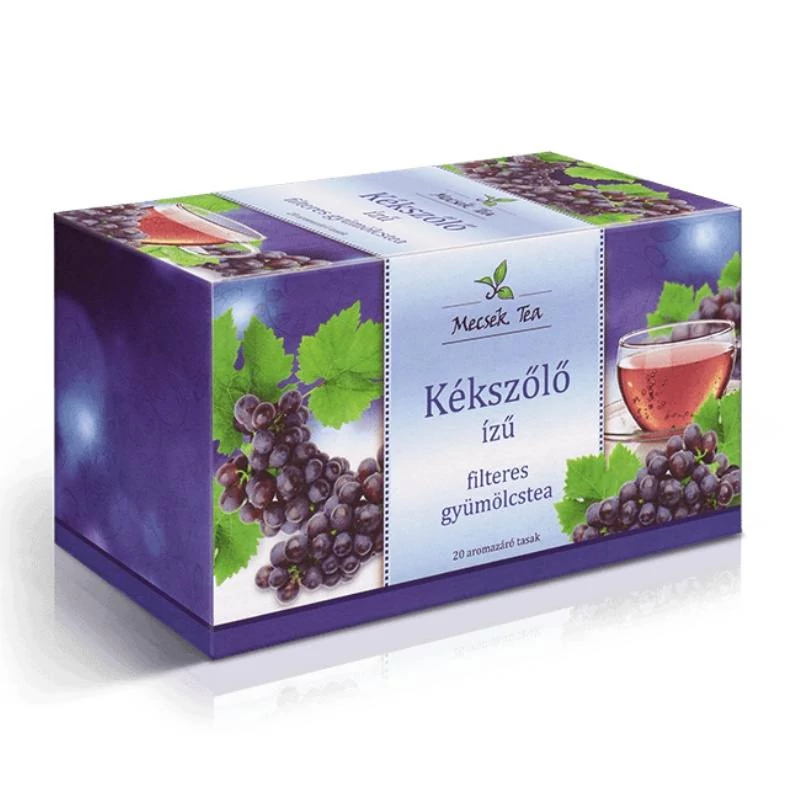 Mecsek Gyümölcstea kékszőlő filteres 20x