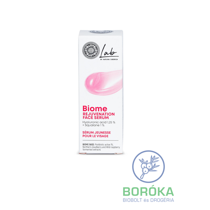 Natura Siberica Lab Biome Megújító arcszérum hialuronsavval 30ml