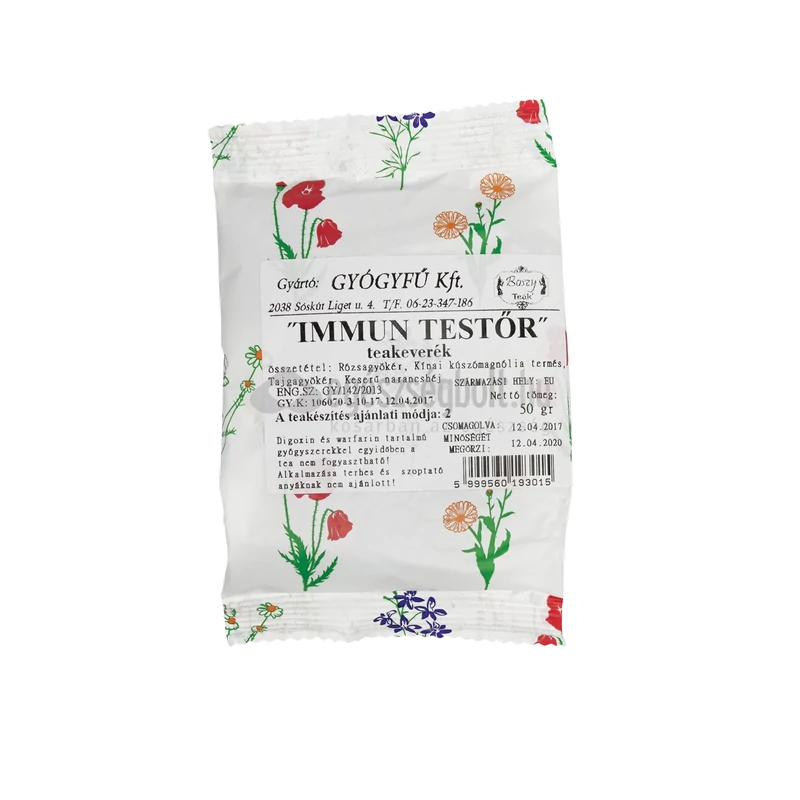 Gyógyfű, Immun testőr teakeverék 50g